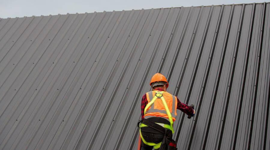 Professional metal roof installation services in Levasy, MO